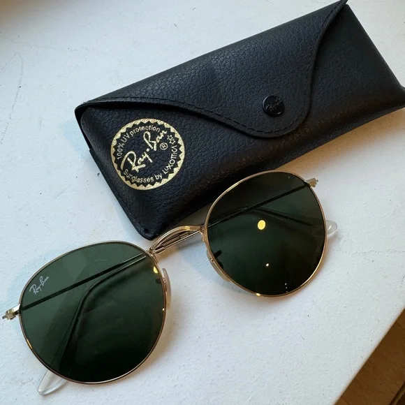 Ray-Ban Round Metal Sunglasses - Picture 1 of 7